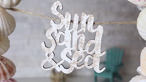 13K views · 3 comments | Enjoy a little bit of the summer any time of the year by making a beautiful coastal seashell wreath. https://craftsbyamanda.com/seashell-wreath/ | Hungry Happenings | Facebook