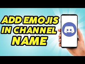 How To Add Emoji and Icons to Discord Channel Names