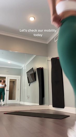 Mobility check in. Get your cute booty up and try it. #mobilitychallenge #mobility #gymtok