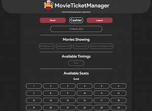 Online Movie Ticket Booking System in Python with Source Code - CodeAstro