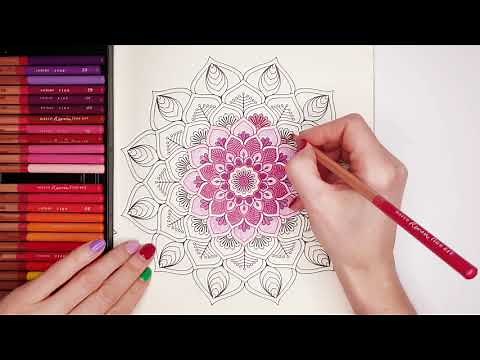 How to Color a MANDALA | Mandala Coloring Tutorial