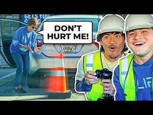 REMOTE CONTROLLED CONE PRANK *G0NE WRONG*