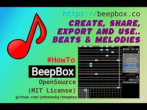 BEEPBOX: Create, Share, Export and Use Melodies/BEATS for FREE (for your games, etc.)