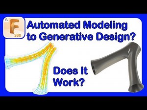 Should we use Automated Modeling for a Generative Design Fluid Flow Starting Shape? | #Fusion360