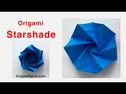 How to Make an Origami Paper Starshade