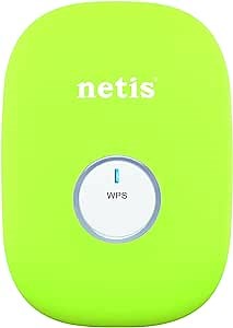 Netis E1+ 300Mbps Wireless N Range Extender, Travel Router, Wi-Fi Repeater, Signal Booster, 360 Degree Coverage (E1+ Green)