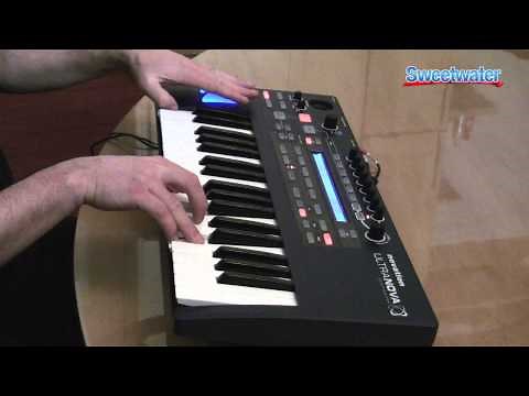 Novation UltraNova Synthesizer Demo — Daniel Fisher