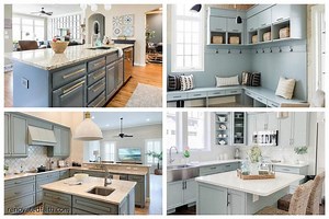 The Absolute Best Blue Gray Kitchen Cabinet Paint Colors for 2026