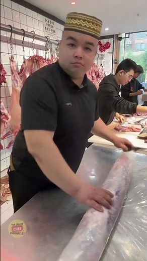 This Is How Halal Beef Is Made in China 👨‍🍳🔥