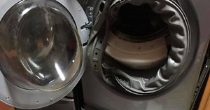 Washing machine explodes