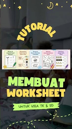 Cara Mudah Buat Worksheet Anak di Canva! 🧠✨ (Cuma 2 Menit!)