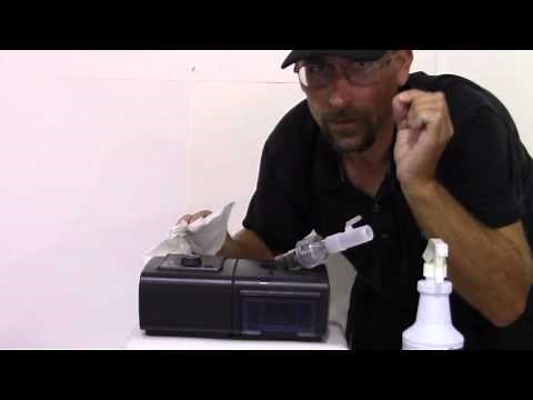 How to clean your CPAP machine.