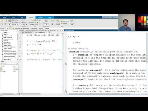 Numerical Integration Using Trapezoidal Rule in MATLAB