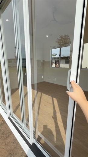 11 reactions | These sliding stacker doors are a great way to make your tiny home feel even more spacious #bradthebuildertinyhomes #tinyhouse #tinyhomeonwheels #sustainability #offgrid #tinyhomesaustralia #affordablehousing #sustainablehomes #tinyhouseaustralia #tinyhousecommunity | Brad The Builder Tiny Homes | Facebook