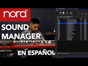 Nord Sound Manager-Tutorial completo | Nord electro 6D