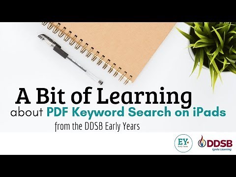 How to Search a PDF on an iPad