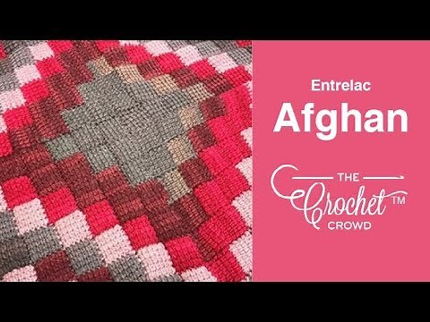 Crochet Entrelac Afghan Pattern | BEGINNER | The Crochet Crowd