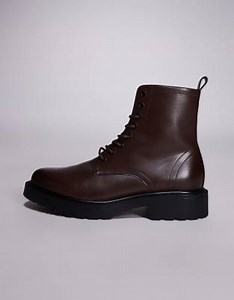 ASOS DESIGN lace up boots in brown | ASOS