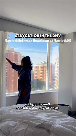 130K views · 1.3K reactions | The perfect staycation in the D.C., Maryland and Virginia area : This is the Marriott Bethesda Downtown at Marriott HQ. Add to your list! #staycation #dmv #marriotthotels #bethesda #bethesdamd #maryland #MarriottBonvoy #dmvblogger #travelblogger | Journeyswithkris | Facebook