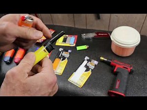 BIC has a new Lighter design called the EZ Reach. Way better for glove use and inverted use.