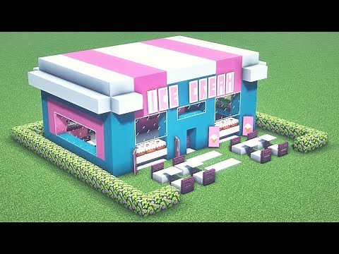 How To Make a Ice Cream Shop - Minecraft Tutorial