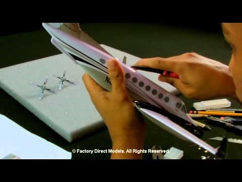 How it works: The custom aircraft scale model order process
