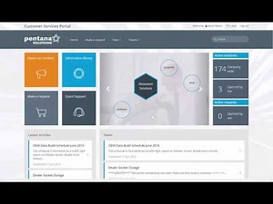 Welcome to the new customer service portal from Pentana Solutions