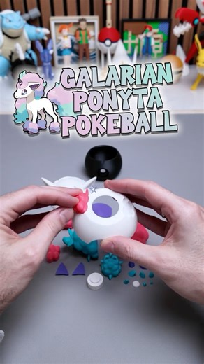 148/365 - Building a 3D-Printed Galarian Ponyta Pokéball 🦄🍭🌈