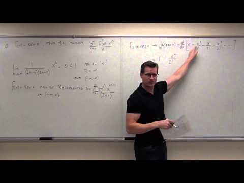 Calculus 2 Lecture 9.8: Representation of Functions by Taylor Series and Maclauren Series