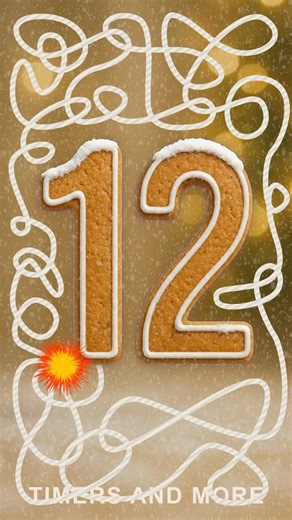 Advent Countdown - Day 13: Number 12 Timer Bomb 🍪💥 #HolidaysWithYouTube