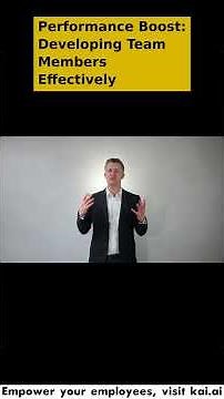 Performance Boost Developing Team Members Effectively