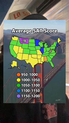 Average SAT score by state! | Chris Tuck