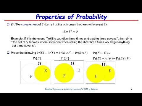 Lecture 1 - Introduction to Probability and Statistics