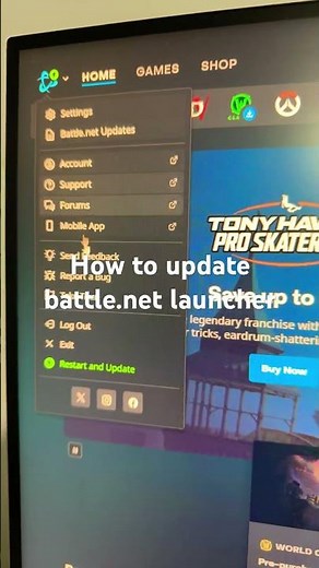 How to update battle.net launcher