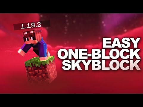 HOW TO INSTALL OneBlock SKY BLOCK Map for Minecraft 1.18.2 ! Download and Play