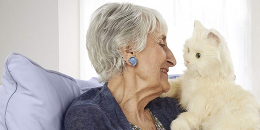 These Lifelike Robotic Pets Can Reduce Loneliness for Older Adults with Dementia