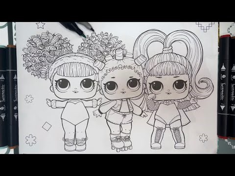 LOL Dolls Marker Colors for Kids | Learn Coloring with LOL Surprise