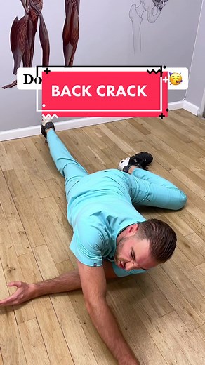 Here’s another way on how to crack your back easily 😍😍 This helps with back pain relief and can result in a satisfying crack 😌 #backpain #crackyourback #backcrack #GetAdjustedNow #LearnOnTikTok #NYCchiro