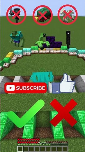Minecraft Mob Challenge! PASS or FAIL? 🔥😳