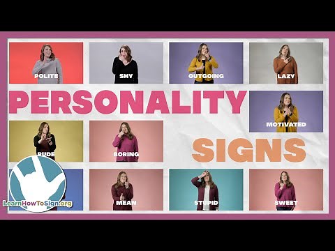 ASL for Beginners: How to Sign Personality Types