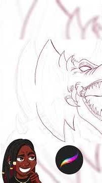 On this weeks Screen to canvas its Destroyah! #godzilla #godzillavsdestoroyah #procreate