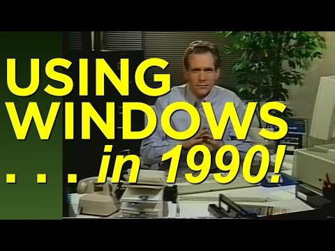 Using Windows - Vintage 1990 VHS Computer Training Tape