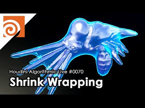 Houdini Algorithmic Live #070 - Shrink Wrapping
