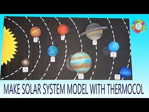 How to Make Solar System Model With Thermocol Step By Step