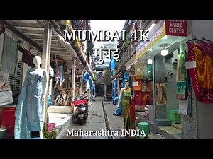 Walking in Mumbai, Dadar East | Hindmata Market | India Walking Tour 4K HDR