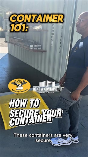 Container Locking Techniques with Mike Safo