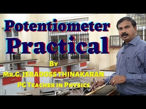 Physics Practical Class 12 Comparision of EMF of two Cells Using Potentiometer