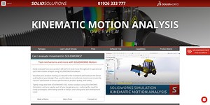 Kinematic Motion Simulation Capabilities in SOLIDWORKS