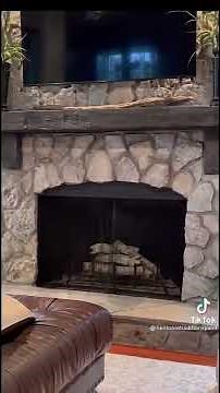 How To White Wash Your Stone Fireplace! It's easy with ALL-IN-ONE Paint!