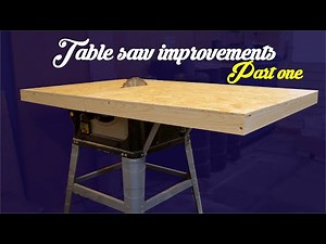 Table Saw Improvements | Workstation Build | Part 1